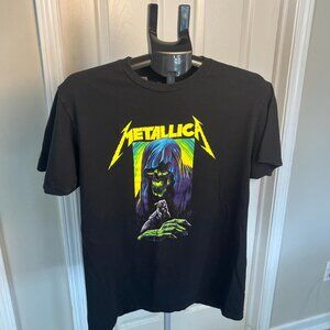 NWT Black Metallica Graphic T Shirt Full Size